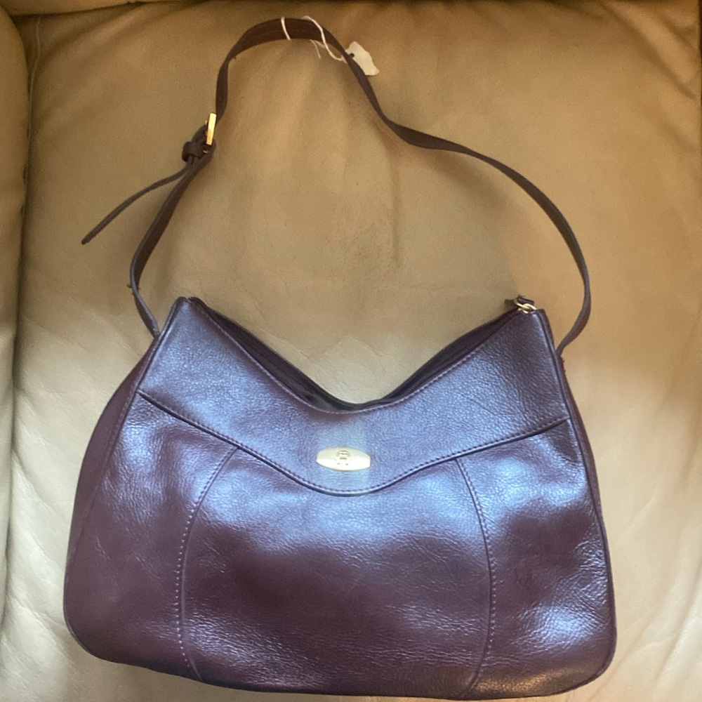 Beautiful brown leather purse